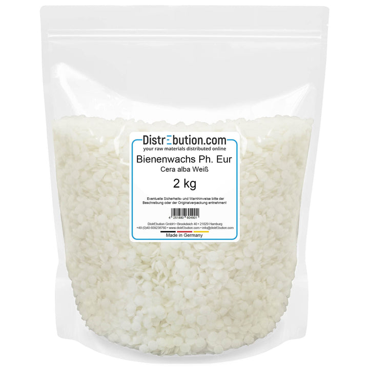Bienenwachs Pastillen 2 kg weiss Ph.Eur. DIY Naturkosmetik Bienenwachstücher