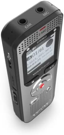 Philips DVT2015 VoiceTracer, Diktiergerät, Aufnahmegerät, MP3, HiFi Stereo, inkl. Sembly AI-Testlize
