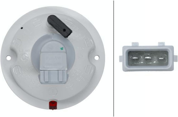 HELLA Rückleuchte - Glühlampe - 12V - Einbau - CCC/ECE - Lichtscheibenfarbe: rot - Stecker: Flachste