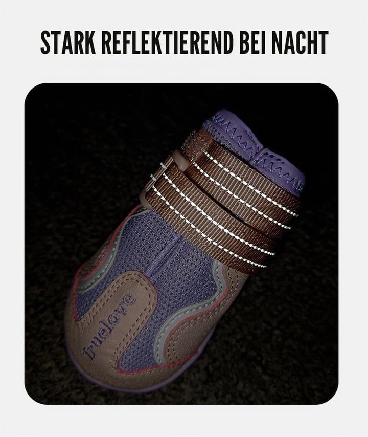 Truelove Hundeschuhe, wasserdicht, Pfotenschutz, Haustierschuhe mit reflektierenden Riemen, für klei