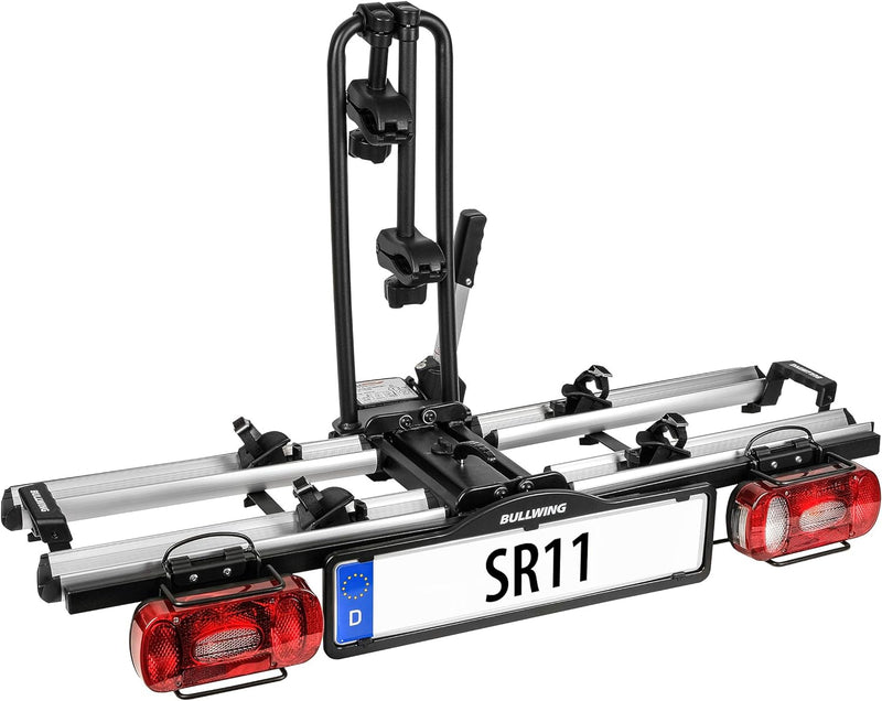 Bullwing SR11 Fahrradträger für anhängerkupplung ebike geeignet 2 Fahrräder klappbar