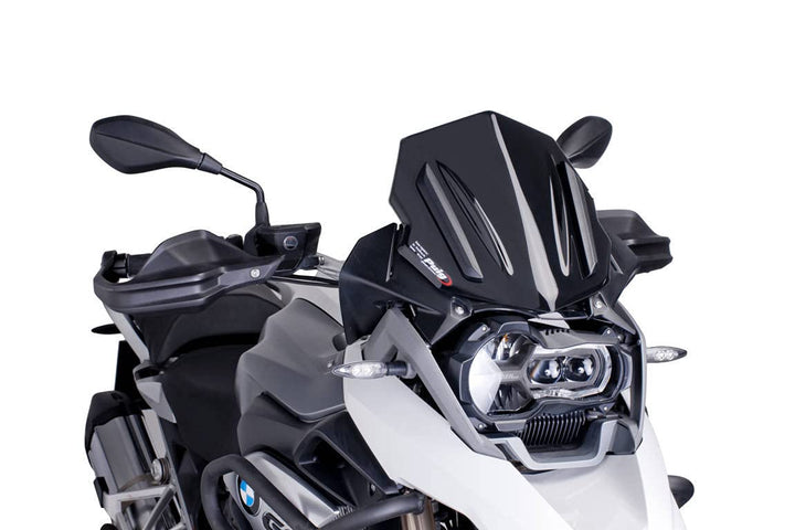 Puig Scheibe Racing Screen schwarz R1200 GS 2013-2016, Schwarz