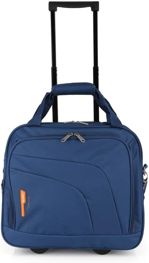 Gabol Week 2-Rollen Businesstrolley 33 cm Laptopfach Blau (Blau), Blau (Blau)