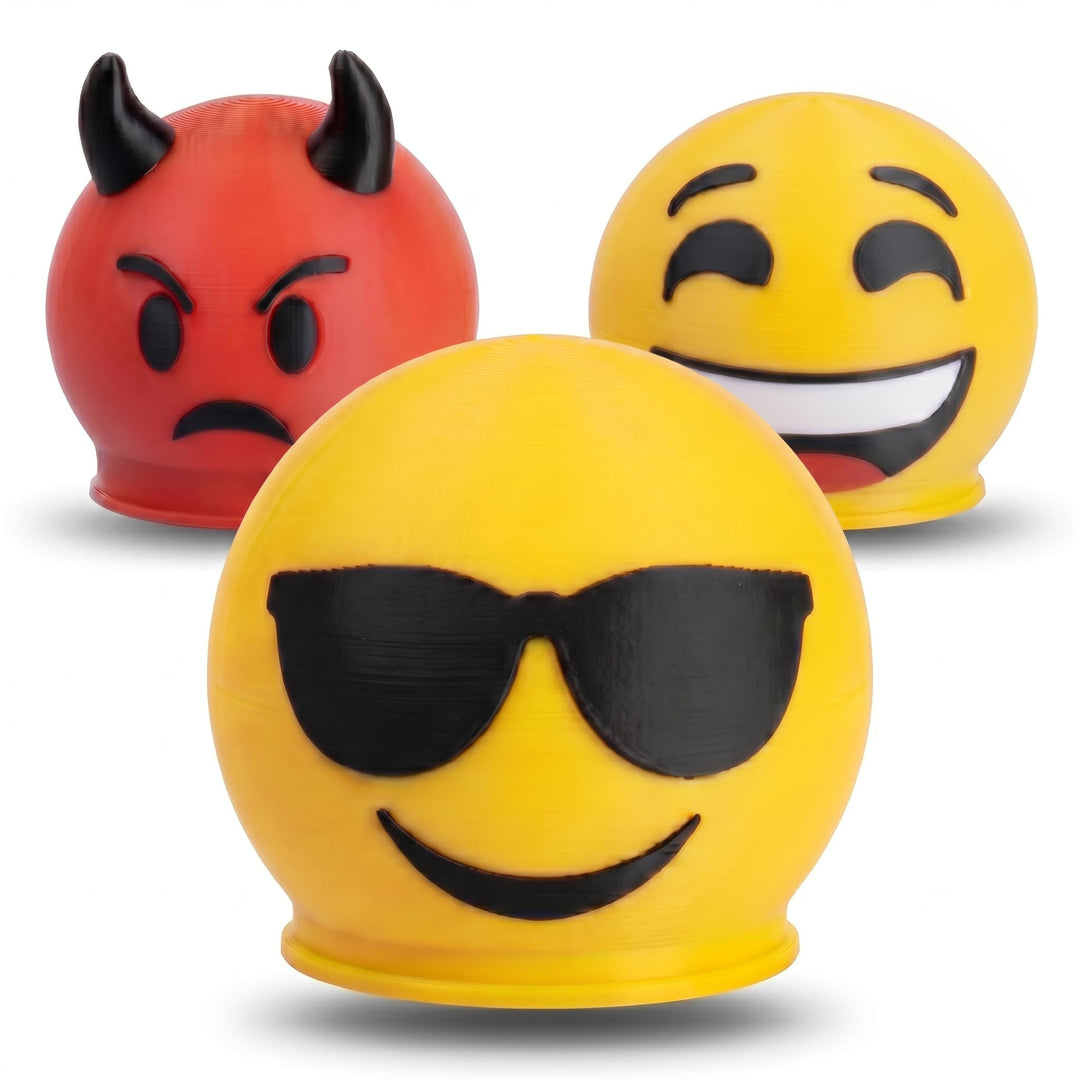 Anhängerkupplung Abdeckung Smiley – Lustige AHK Schutzkappe für 50 mm Kugelkopf – Universal für Auto