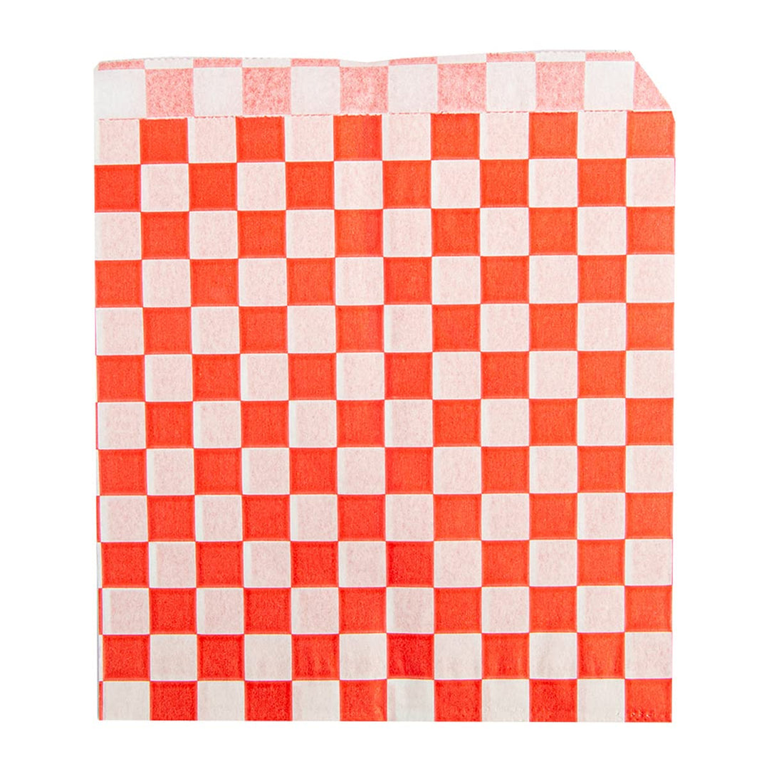 1000 Stück Offene Beutel 2 Seiten 'Fitipaldi' 34 g/m2 13 x 14 cm Rot Perg.