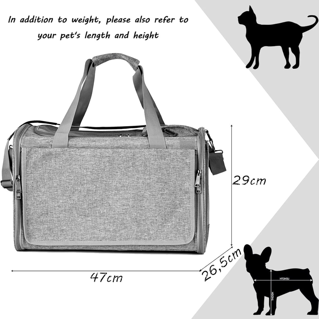 Katzentasche Transporttasche Hundebox Faltbar Hundetransportbox Katzentransportbox Hundetasche für k