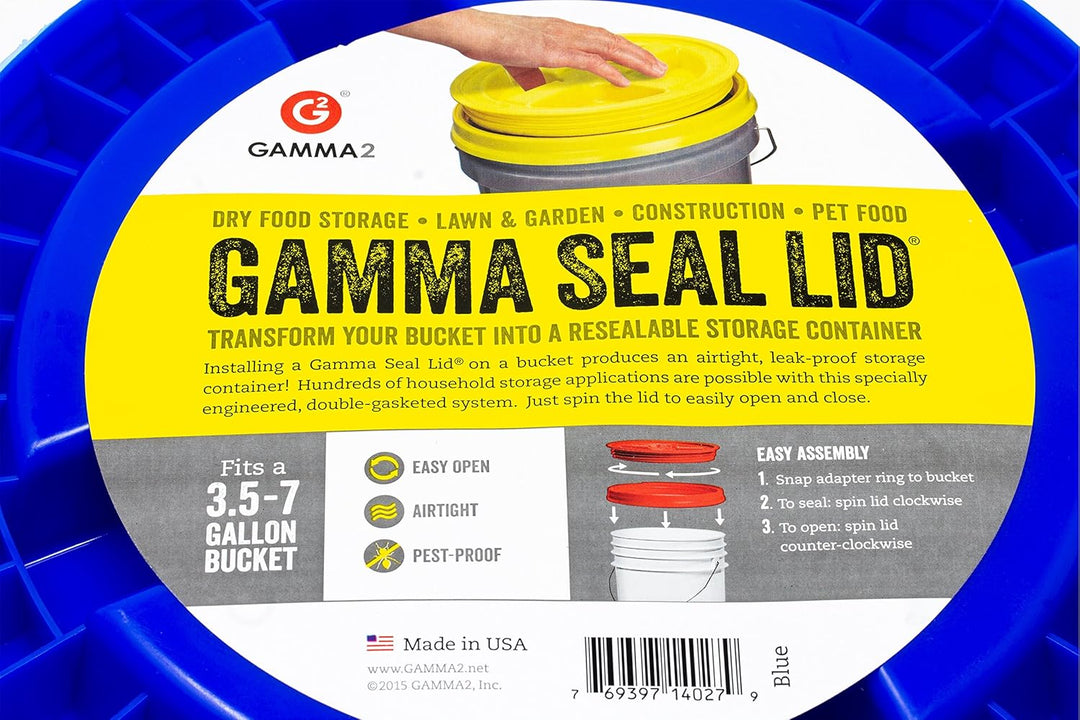 GritGuard Gamma Seal Eimerdeckel blau passend für Grit Guard Wash Buckets Eimer, passend für Meguiar