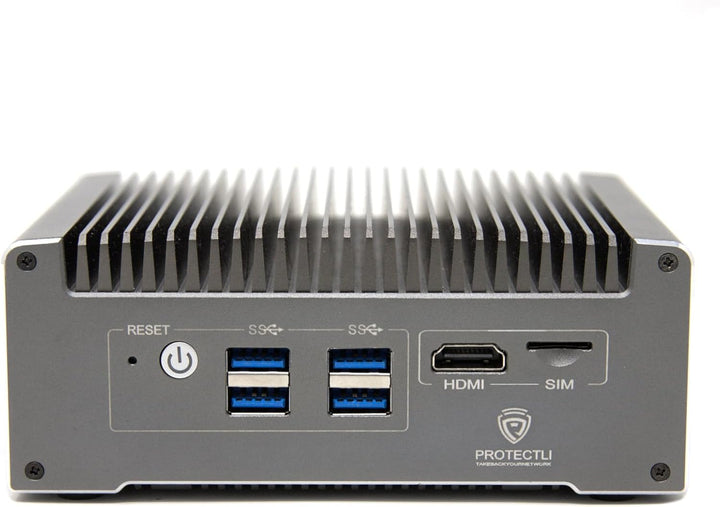 Protectli Vault V1610-6 Port, Micro Appliance/Mini PC - Intel N6005, 6X 2.5G NICs, 16GB LPDDR RAM on