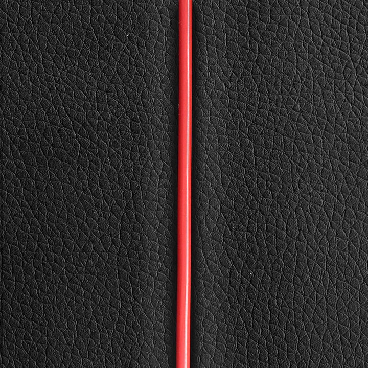 AUTOYOUTH Sitzbezüge Auto Vordersitze Universal Auto-Schonbezüge PU-Leder Sitzschoner Schwarz rot fü