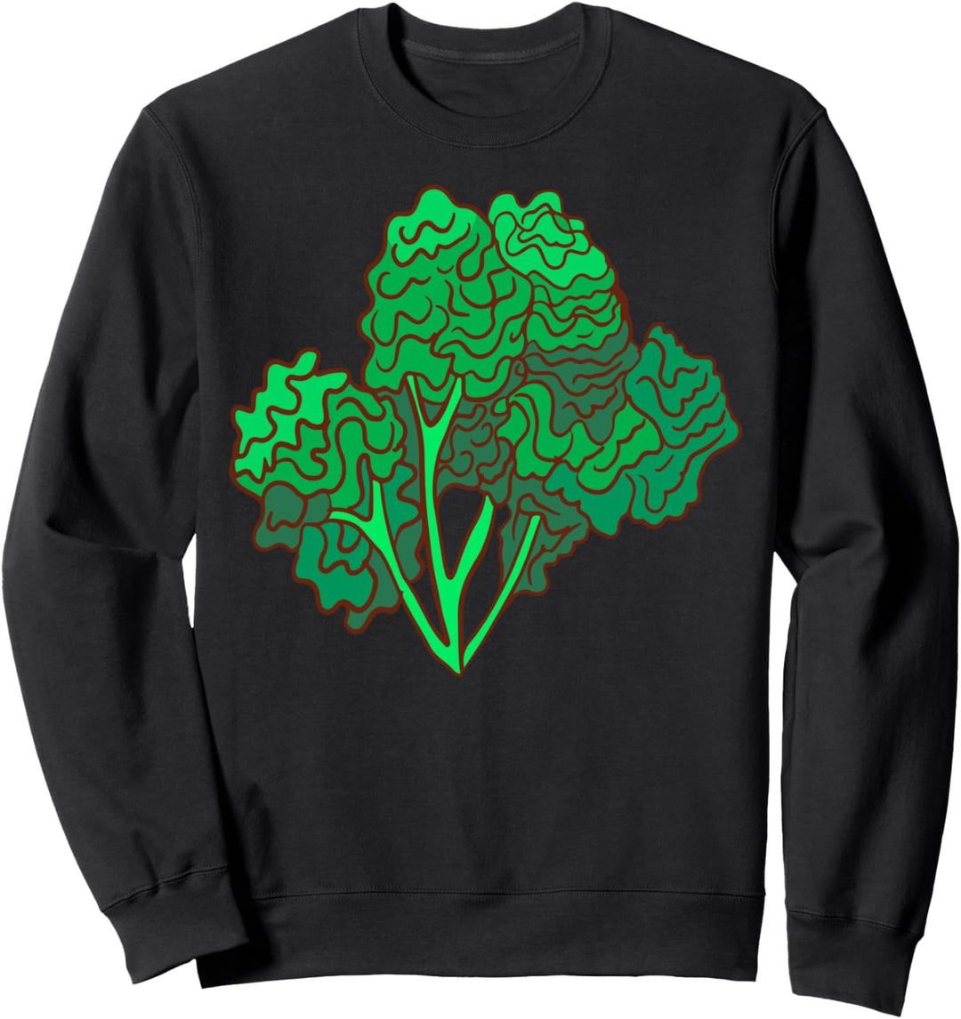 Grünkohl Braunkohl Krauskohl Gemüse Vegetarisch Vegan Sweatshirt