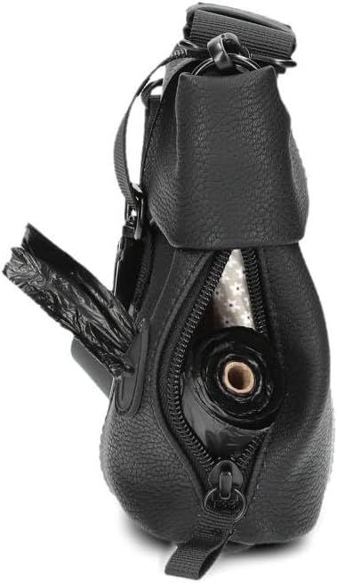 Zwei Hunde Leckerlibeutel Leo LET40 aus Kunstleder – Futtertasche für Hundetraining & Gassi gehen, K