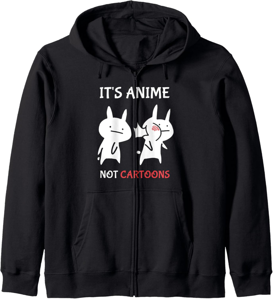 Lustiges Japan Manga Anime It's Anime Not Cartoons Kapuzenjacke