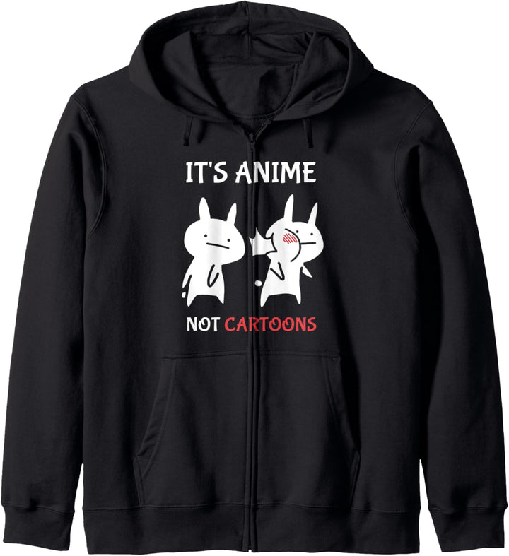 Lustiges Japan Manga Anime It's Anime Not Cartoons Kapuzenjacke
