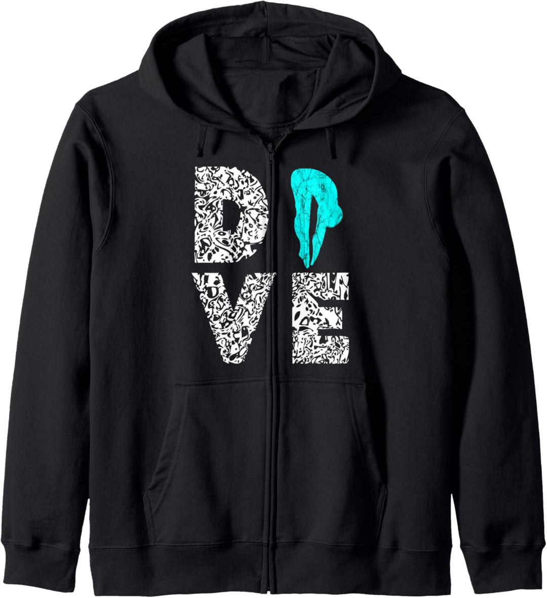 Dive Springbrett Turmspringer Turmspringen Wassersport Kapuzenjacke