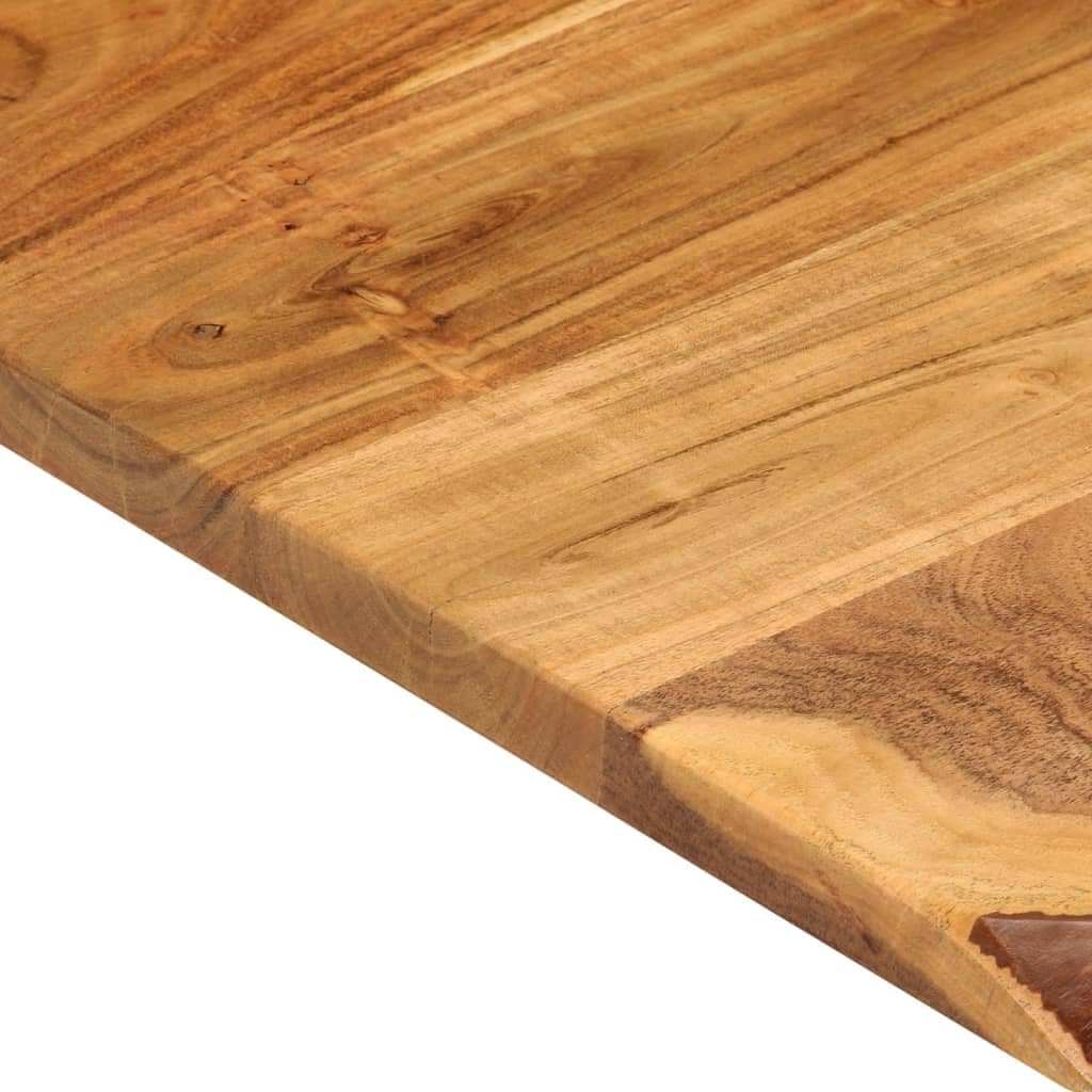 vidaXL Akazienholz Massiv Waschtischplatte Badezimmer Waschtisch Waschtischkonsole Platte Holzplatte