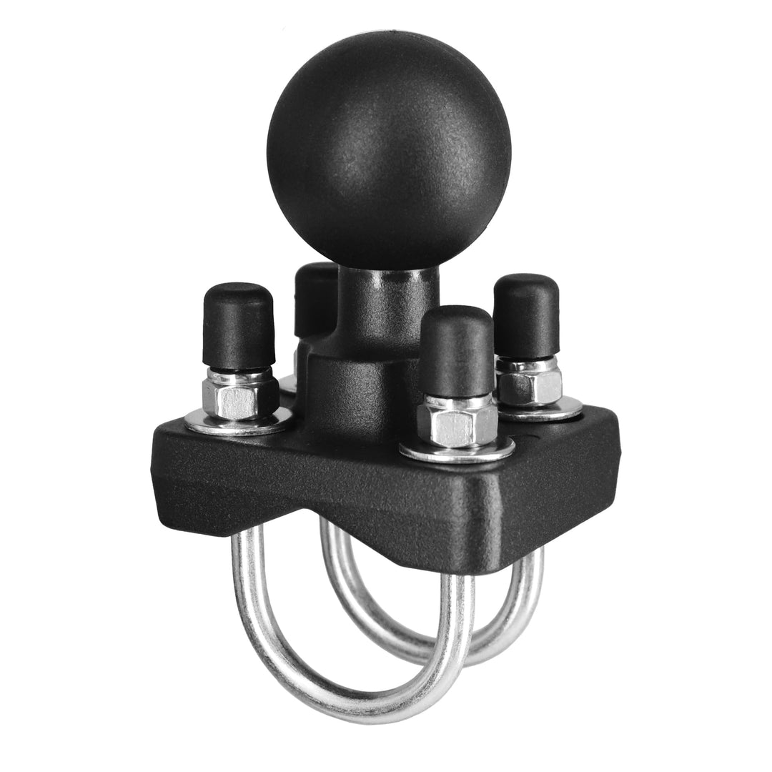 1,5 Zoll C-Kugel Basis mit U-Bügel Halterung, verstärkter Aluminium-Guss für 19-31mm Rohre, 304 Edel