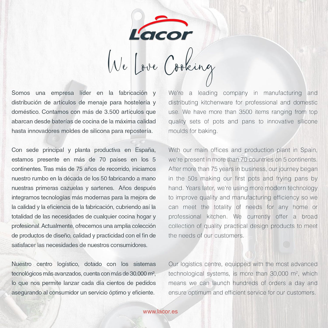 Lacor 71871 Drucktopf Classic mit Deckelgriff 10 L