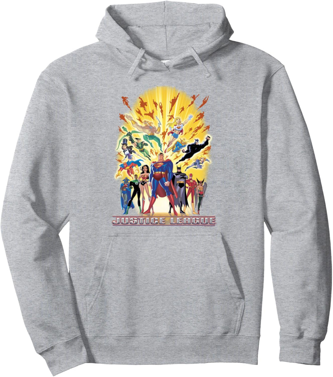 Justice League United Superheroes Pullover Hoodie