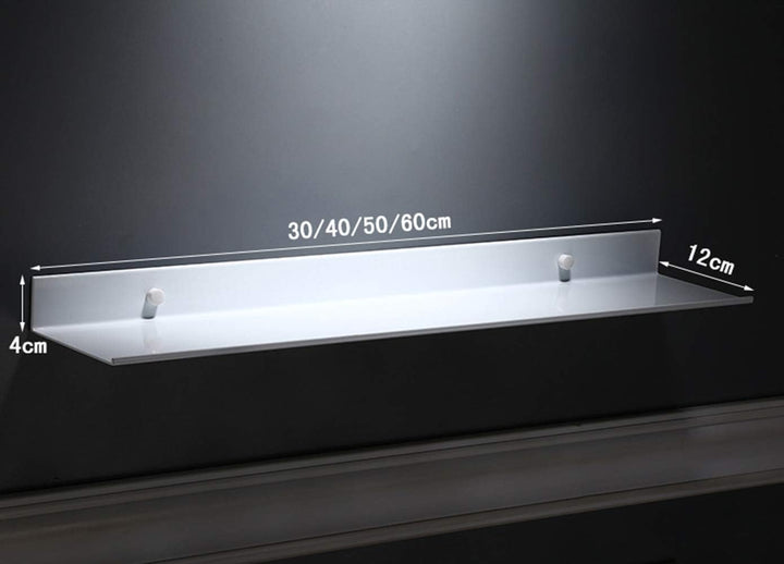 An der Wand montiert Schwimmend Metall Regale Leiste,Weiss Badezimmerregal Wandregale,Platzsparend R