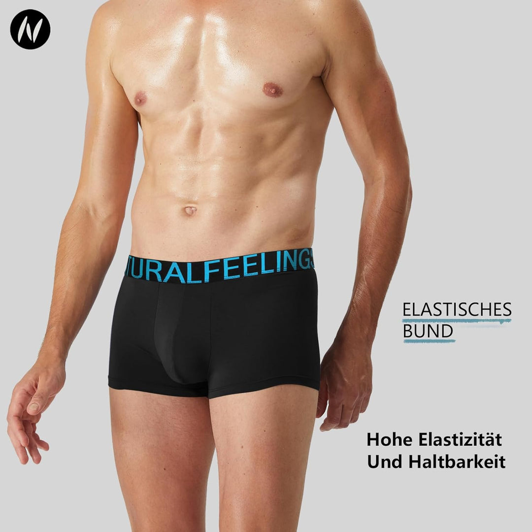 Natural Feelings 2-10er Herren Unterhosen Männer Baumwolle Boxershorts Herren Pack Unterwäsche Men S
