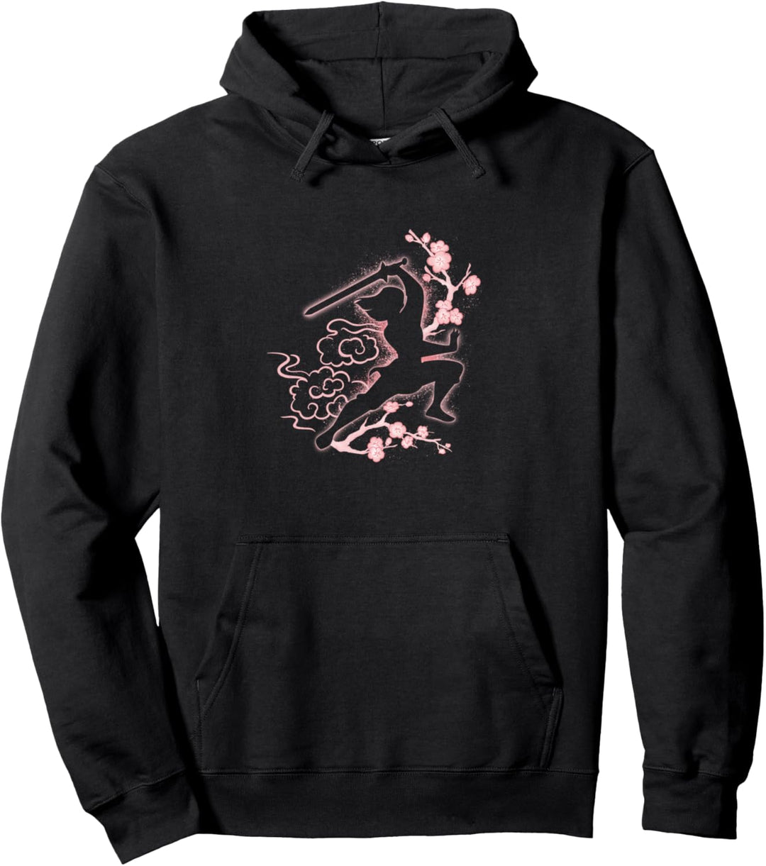 Disney Mulan Floral Glow Silhouette Pullover Hoodie