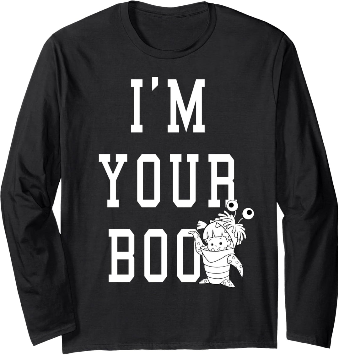 Disney Pixar Monsters University I'm Your Boo Text Langarmshirt
