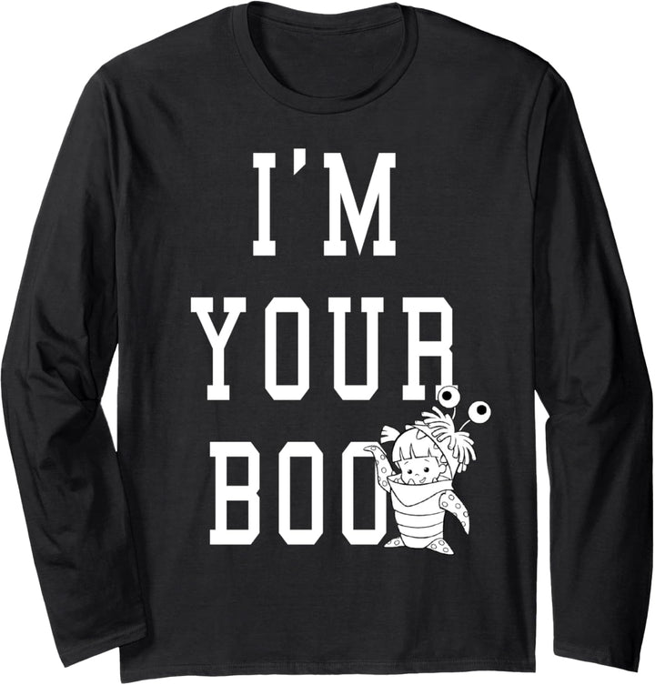 Disney Pixar Monsters University I'm Your Boo Text Langarmshirt