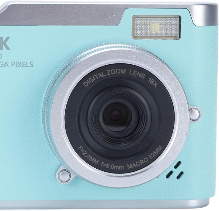 48MP 1080p Digitalkamera mit 2,4 '' Flip-Bildschirm und 18-facher Zoom, 4 Stunden Langer Akkloggingk