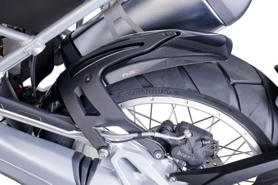 Puig 6352C Hinterradabdeckung mit Aluminium Bracket für BMW R1200GS 2013-2014/ R1200GS ADV 2014, Car