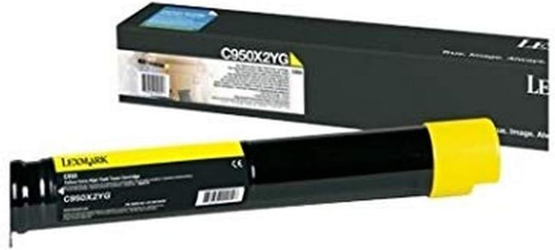 Lexmark C950X2YG C950 Tonerkartusche Extra Hohekapazität, gelb YELLOW, YELLOW