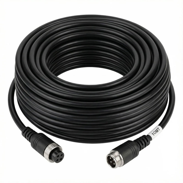 HUACHANG 33ft 10M 4 Pin Aviation Extension Wasserdichtes Kabel für 4 Pin Monitor Truck Van Trailer R