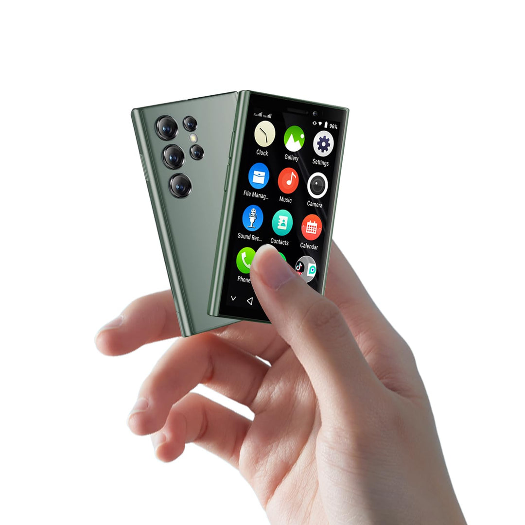3G-Mini-Handy, kleines Smartphone für Kinder, 3-Zoll-HD-Bildschirm, 2 GB RAM + 16 GB, kompakt, WiFi,
