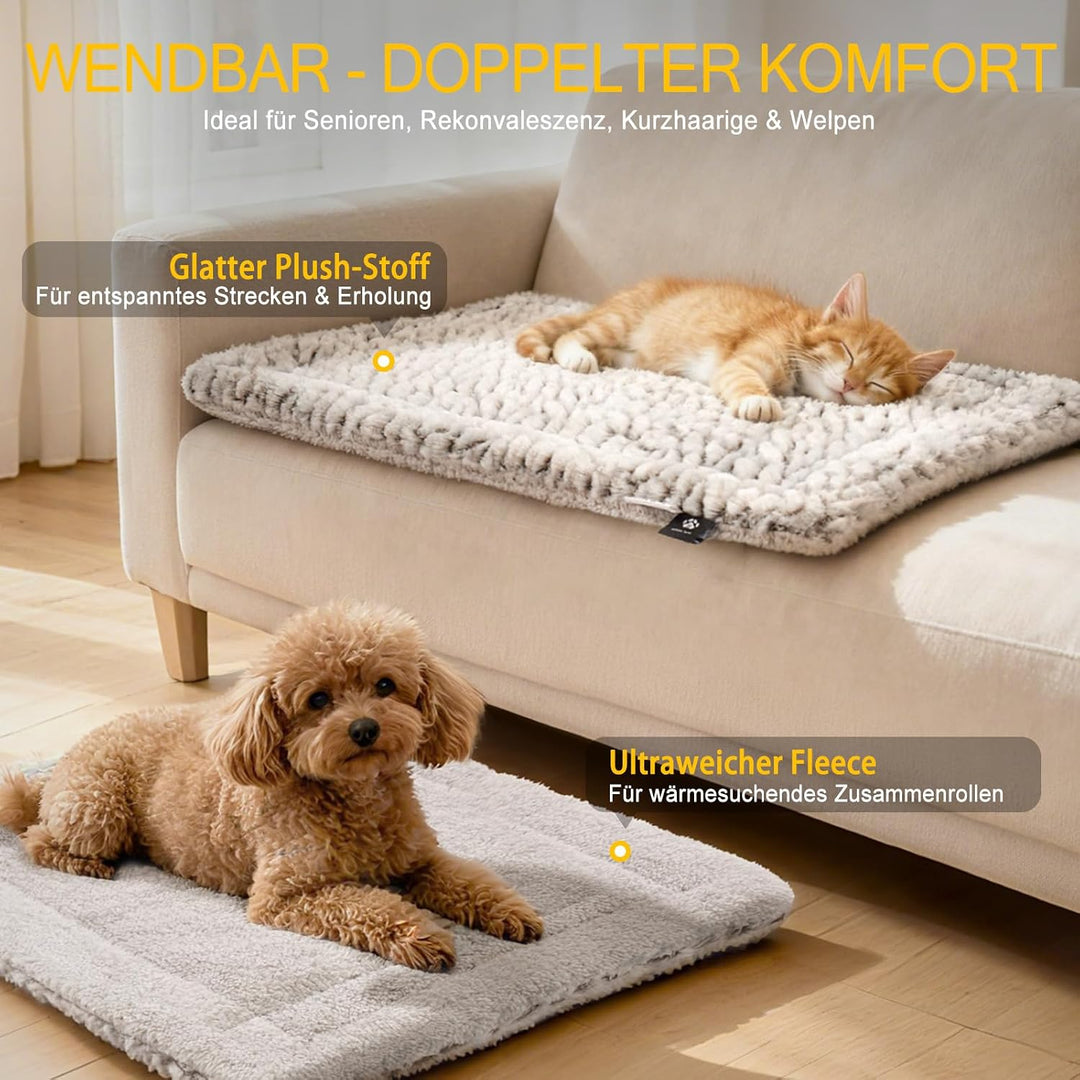 Mora Pets Wärmedecke für Katze Selbstheizende Katzendecke Selbstwärmend Decke Heizdecke für Katzen u