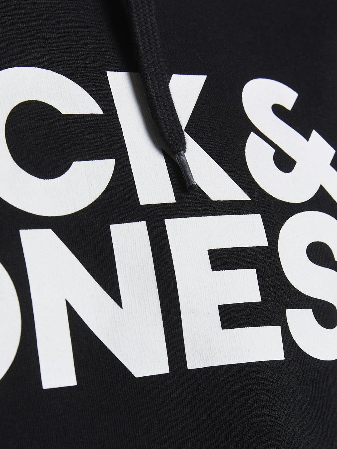 JACK & JONES Male Kapuzenpullover Logo Kapuzenpullover XL Schwarz, XL Schwarz