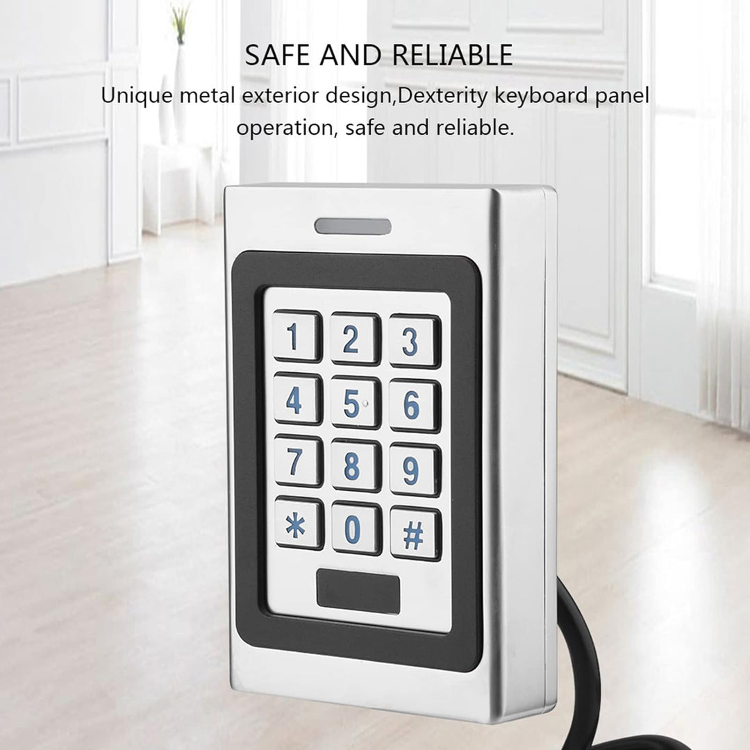 ASHATA RFID Türöffner Codeschloss, wasserdichte Tür Zutrittskontrollsystem Access Control System,RFI