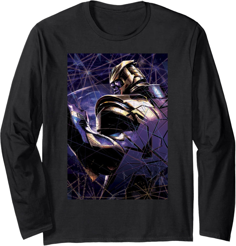 Marvel Avengers: Endgame Thanos Shattered Poster Langarmshirt