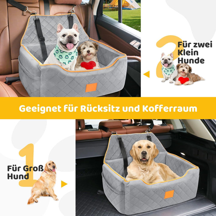 GL GLENSLAVE Hundesitz für grosse/mittlere Hund, Hundeerhöhungssitz unter 55Lbs oder 2 kleine Hunde,