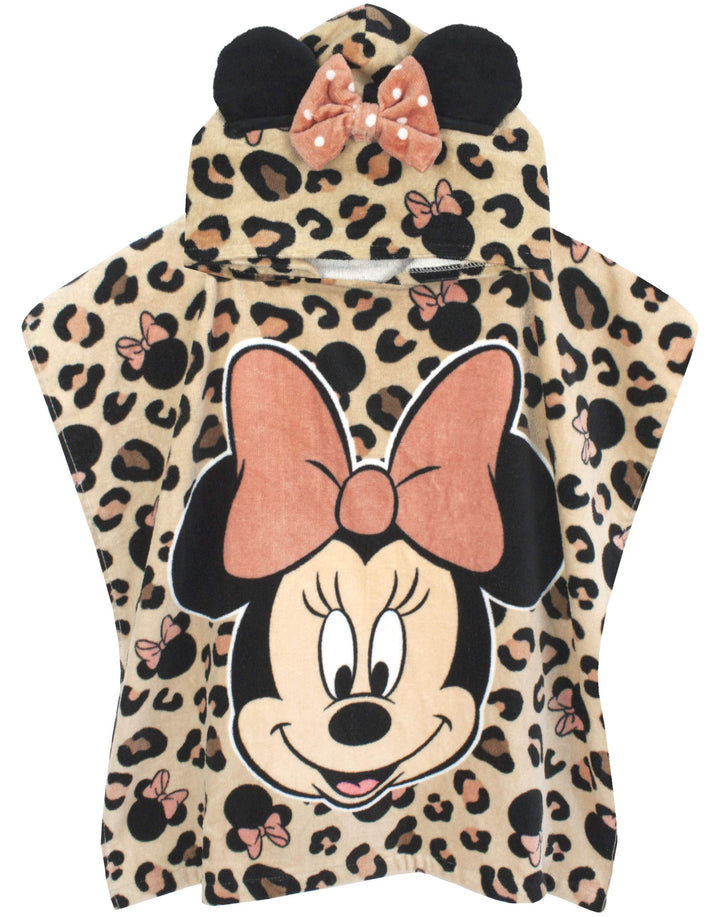 Disney Handtuchponcho Minnie Mouse Girl | Kinder Kapuze Robe Geschenk
