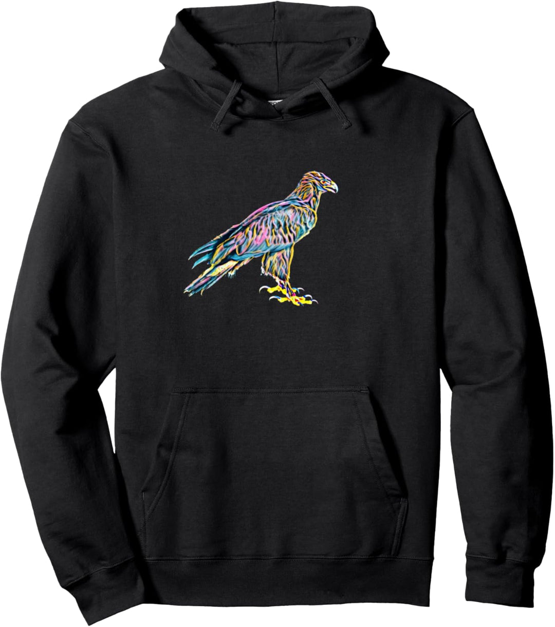 Adler Motiv Raubvogel Pullover Hoodie