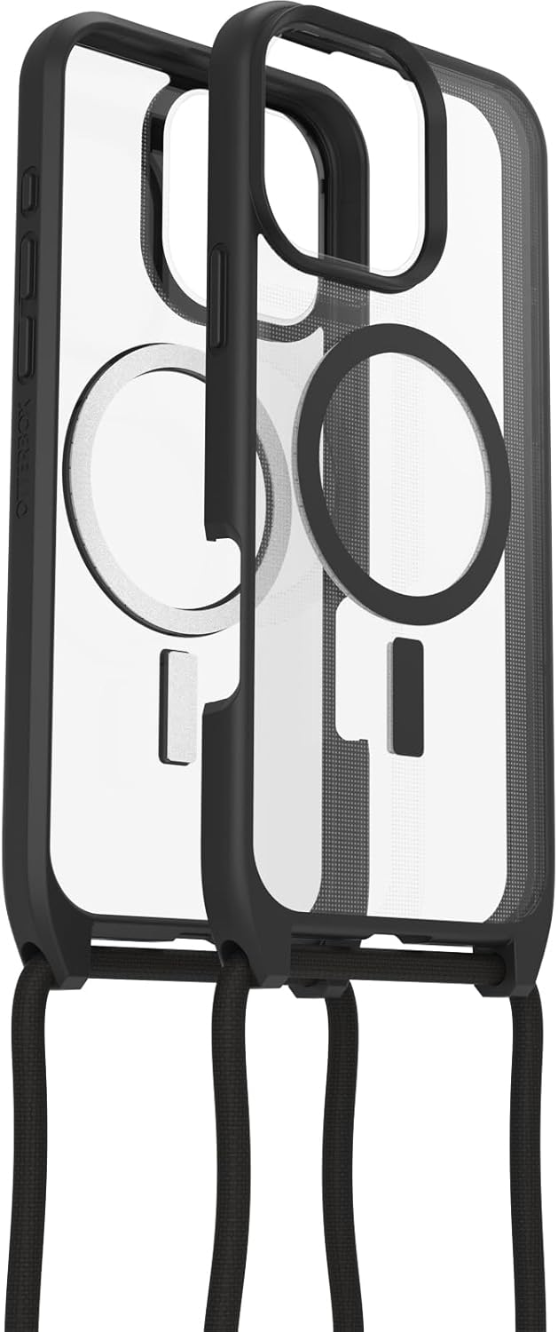 OtterBox React Necklace Hülle mit MagSafe für iPhone 16 Pro Max, Hülle mit Verstellbarer und Abnehmb