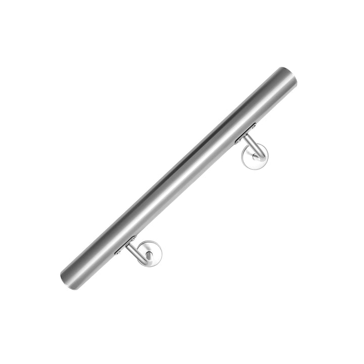 Vigevee Edelstahl Handlauf 50 cm, Treppengeländer Geländer Wandhandlauf Wand Treppe mit Wandhalterun