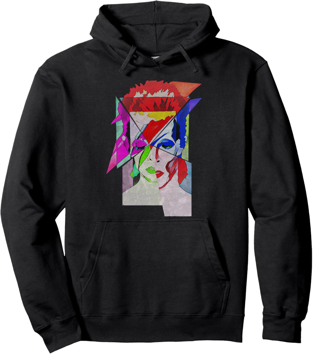 Abstract 80s rock and roll punk rock Pullover Hoodie