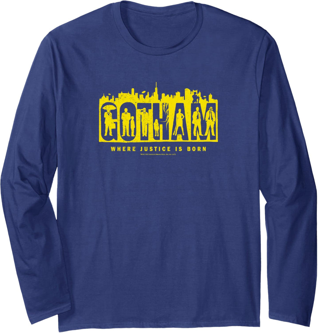 Gotham Silhouettes Langarmshirt