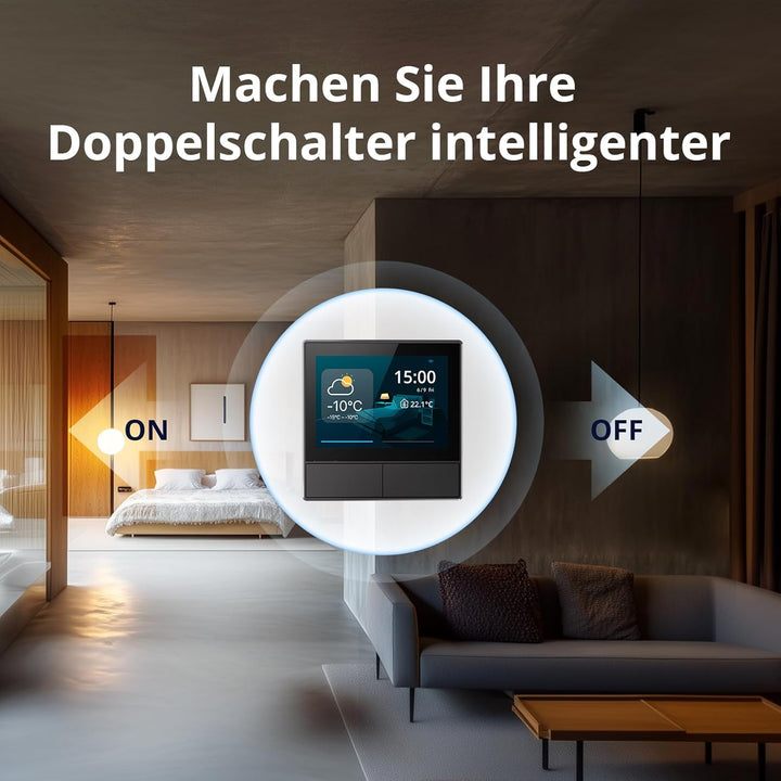 SONOFF NSPanel Smart Scene WLAN Wandschalter,WiFi Smart Schalter,2 Way Smart Home Control Panel für