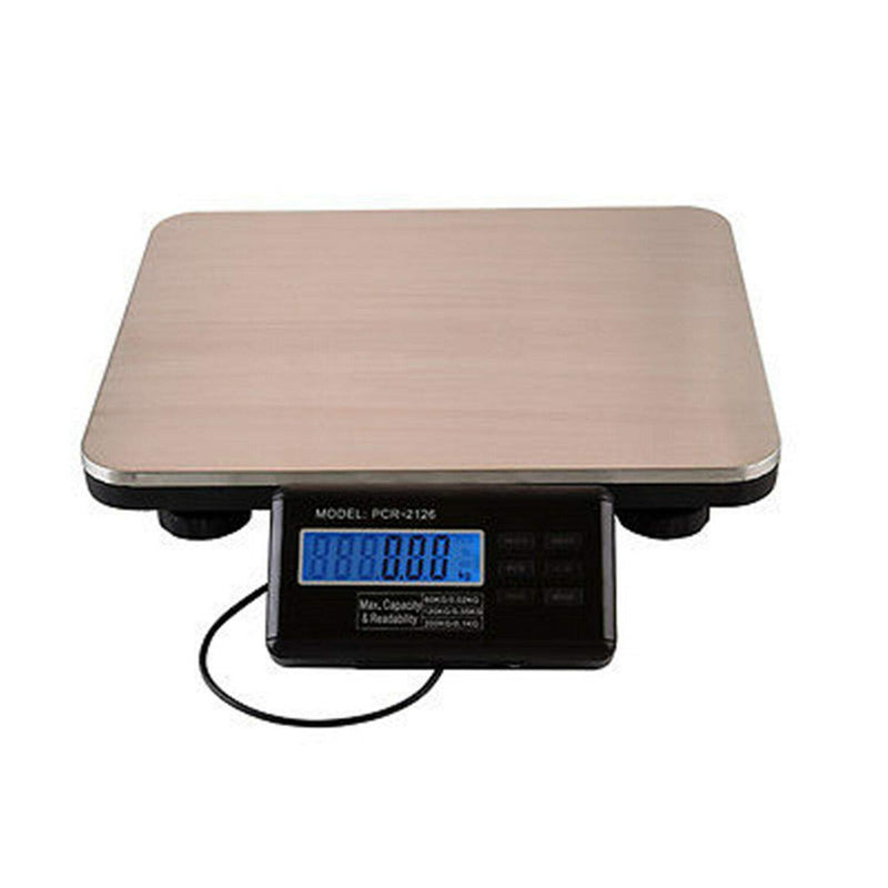 Digitalen Plattformwaage Paketwaage 2 Wägemodus und 6 Funktionstasten LCD Display Digitalwaage Edels