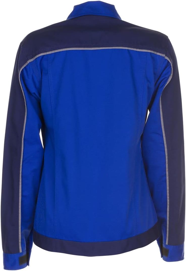 Planam Damen Bundjacke Highline, grösse 36, zink, kornblau / marine / mehrfarbig, 2318036, Kornblau/