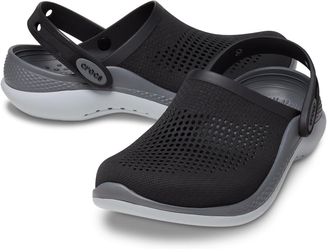Crocs Unisex Literide 360 Clog 36/37 EU Black Slate Grey, 36/37 EU Black Slate Grey