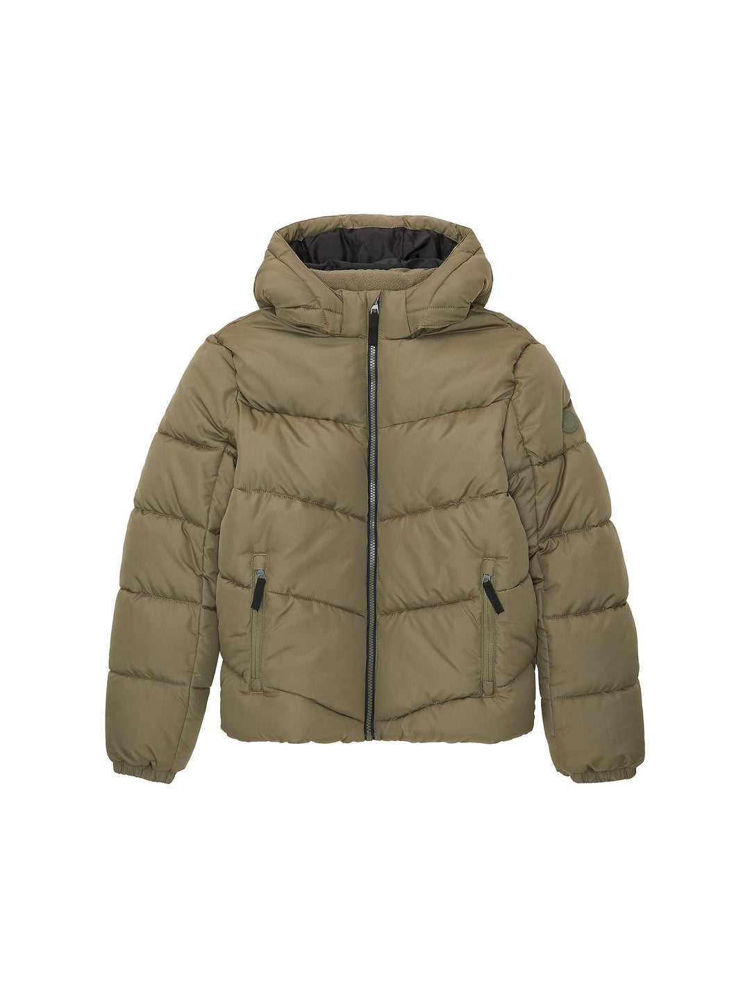 TOM TAILOR Jungen Puffer Winterjacke mit Abnehmbarer Kapuze 128 10415-dusty Olive Green, 128 10415-d