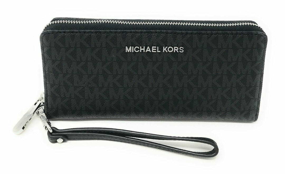 Michael Kors Damen Jet Set Travel Continental Reisezubehör – Kartenhüllen, L Schwarz