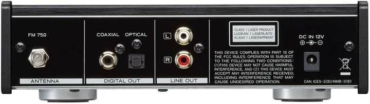 Teac PD-301DAB-X CD Player mit DAB/UKW Tuner, Silber, Silber